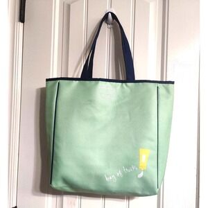 Clinique‎ X Kate Spade Women's Bag Of Tricks Travel Tote CG2 Green One Size
